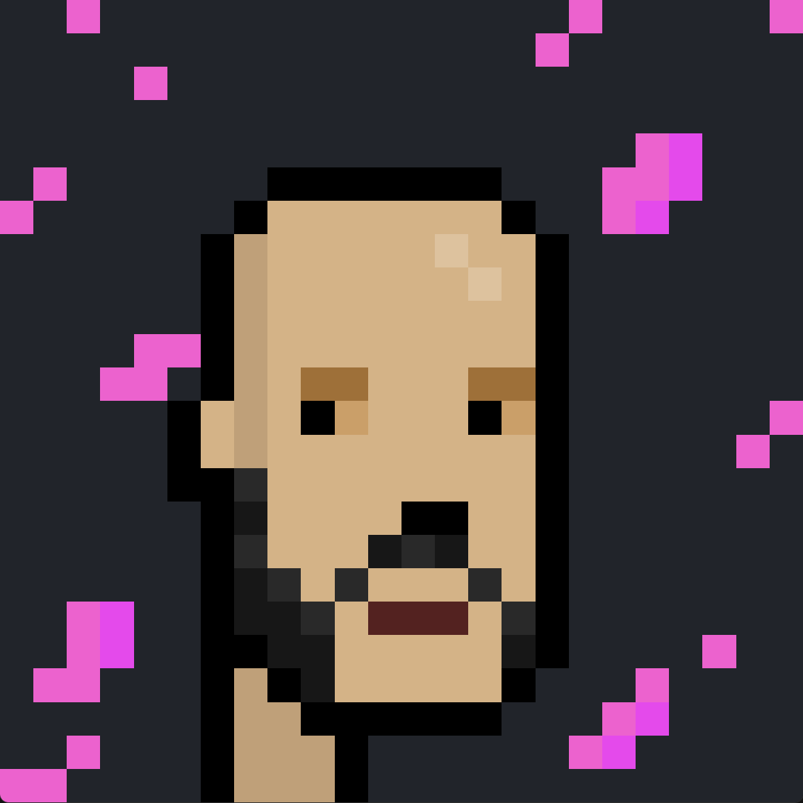 Pixel art portrait of Alex Soto